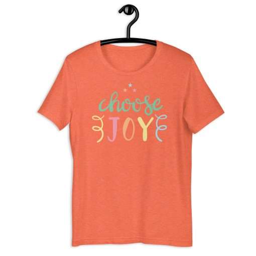 Choose Joy Unisex Soft Comfortable Inspirational Tee - Image 5