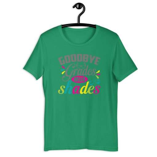 Goodbye Grades Hello Shades Summer Vibes T-Shirt - Image 6