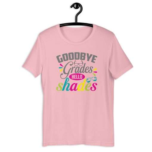 Goodbye Grades Hello Shades Summer Vibes T-Shirt - Image 8