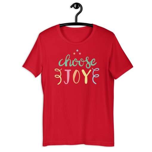 Choose Joy Unisex Soft Comfortable Inspirational Tee - Image 3