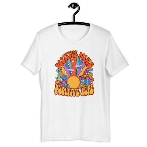 Positive Mind Positive Life Hippie Boho T-Shirt