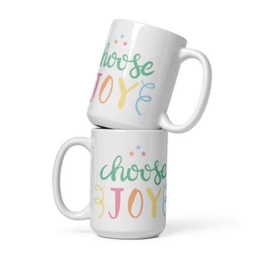 Inspirational Quote Mug Choose Joy - Image 3